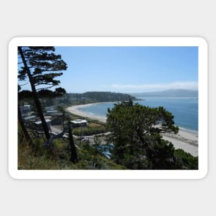 Oregon Coast Ocean View Nature Photography Pacific Northwest Sticker